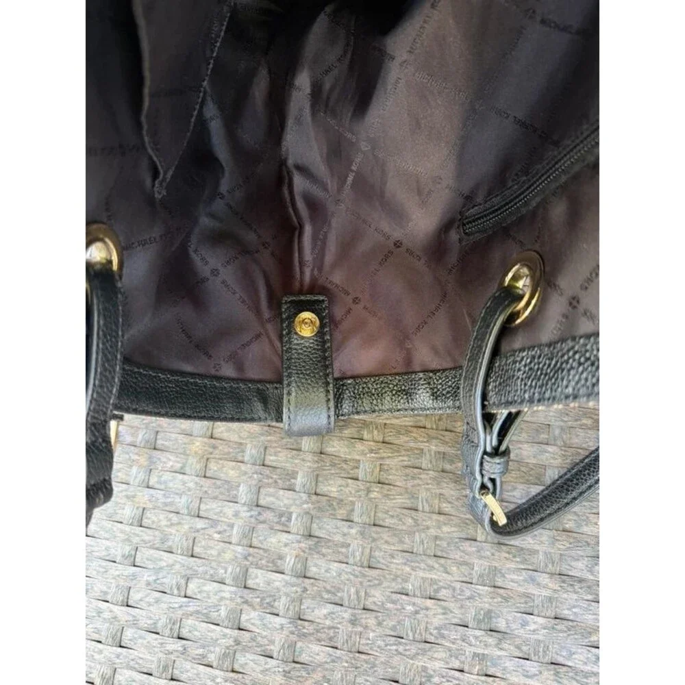 Michael Kors Signature Jacquard Tote Bag - Black & Beige